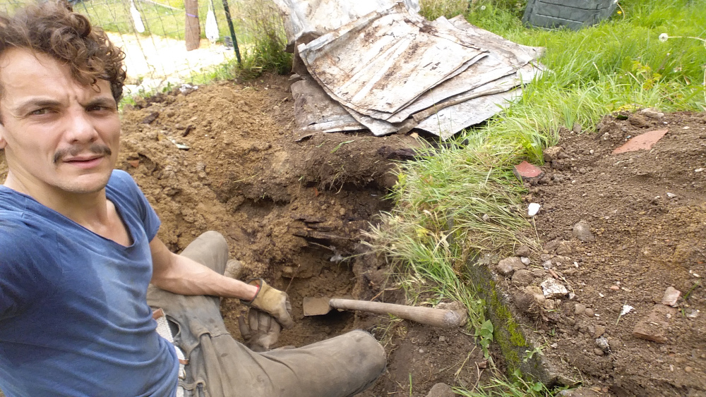 chantier Louis-Romain designer en Permaculture