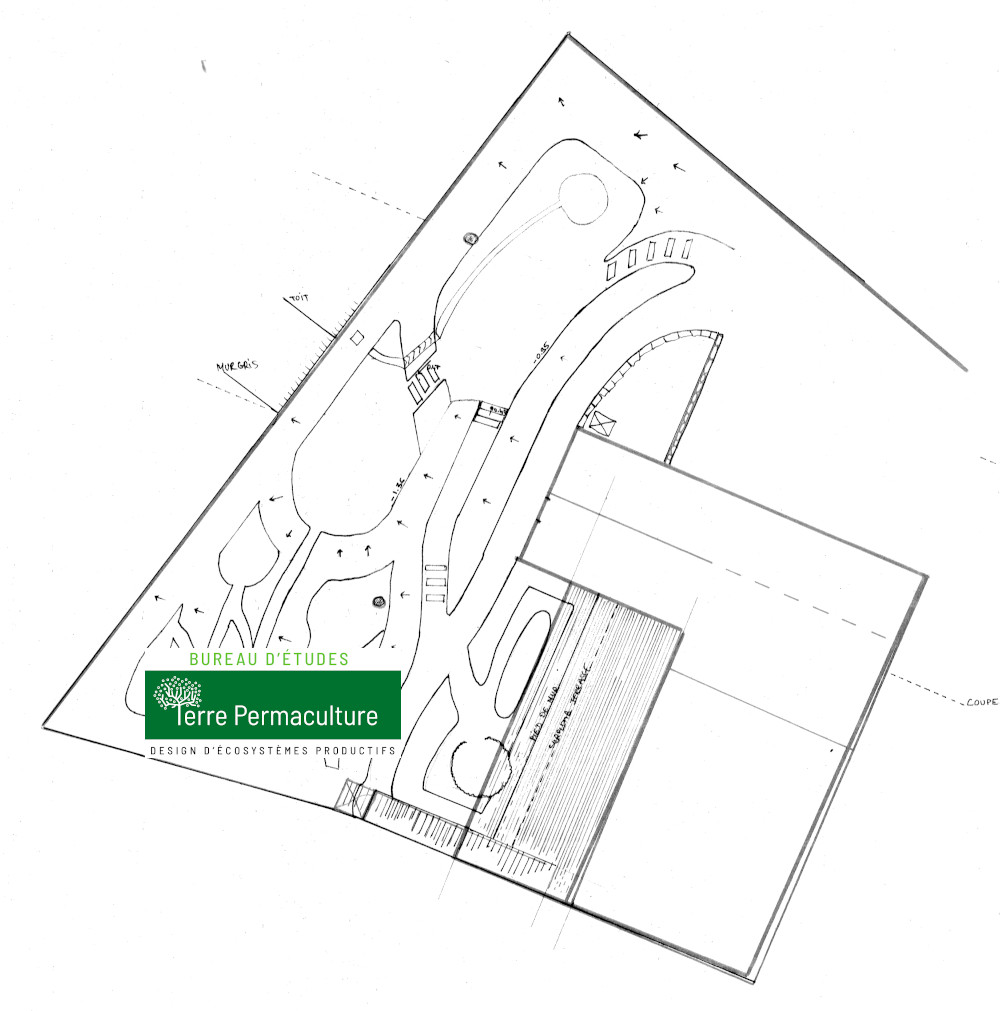 design en permaculture en pente autonomie famille