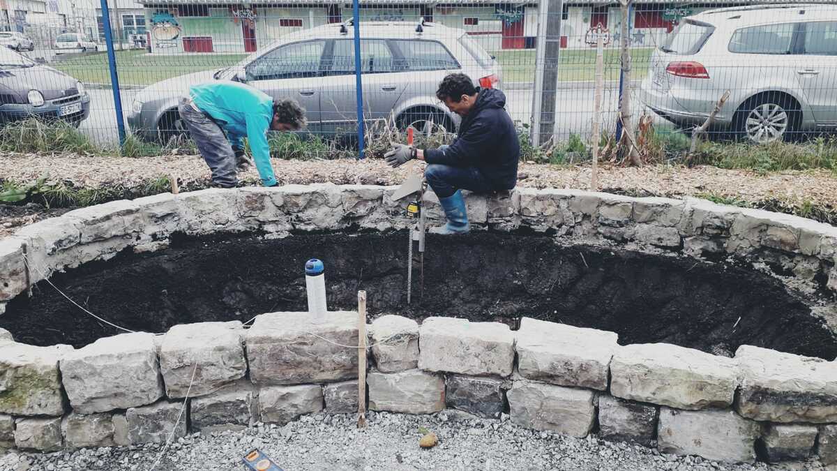 Maçonnerie en permaculture